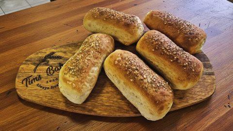 Artisan Ciabatta with rosemary and sea salt