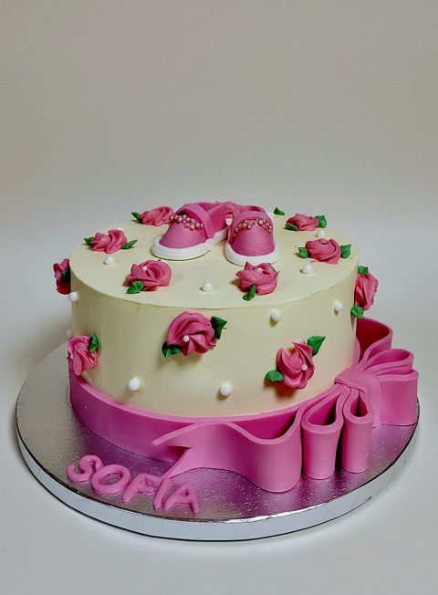 Christening Cake for Sofia
