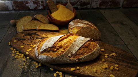 Rustic Sweet corn loaf